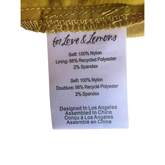 For The Love & Lemons One Shoulder Lace Tiana Mini Dress Size XXS - Picture 13 of 13